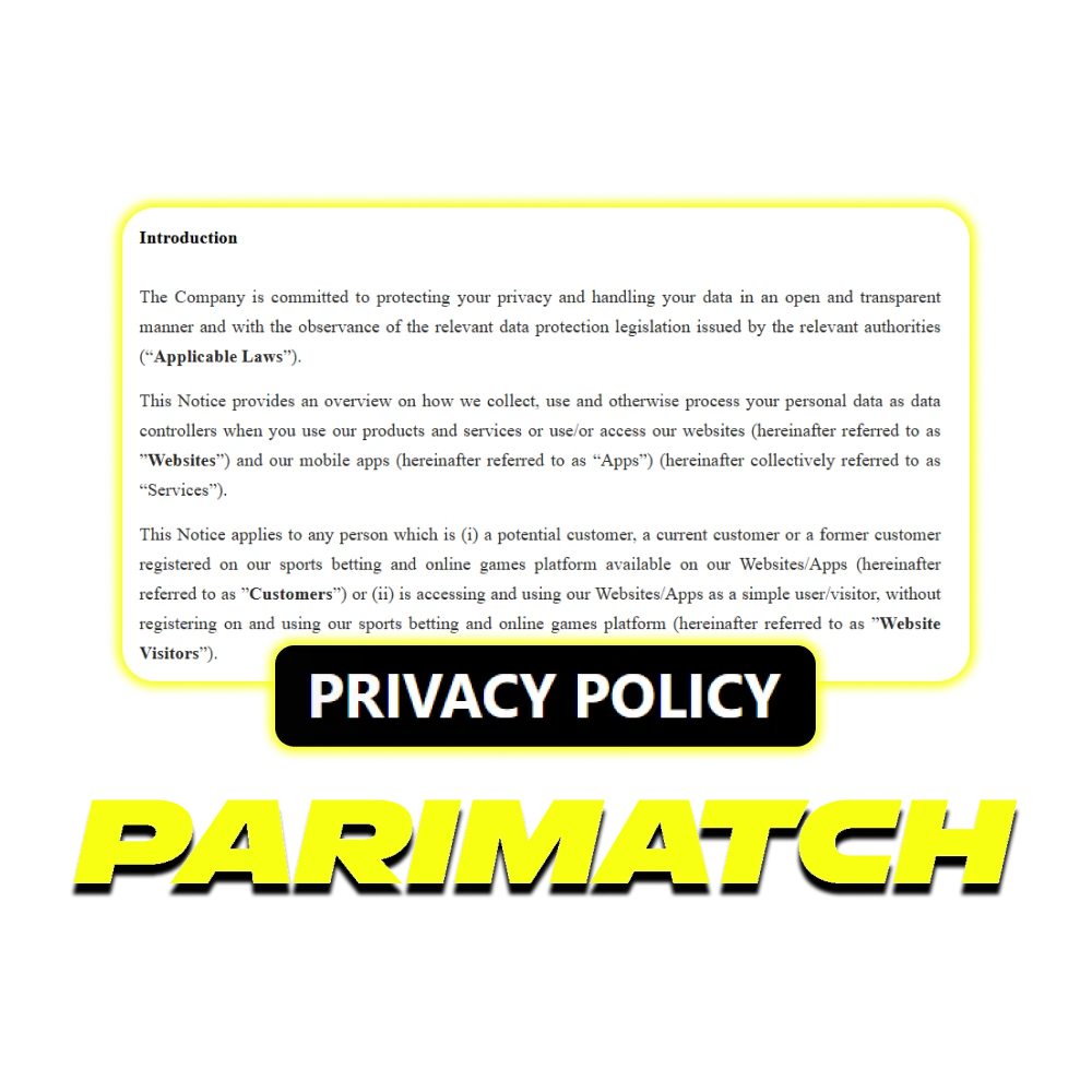 Parimatch protects the privacy and security of your personal information.