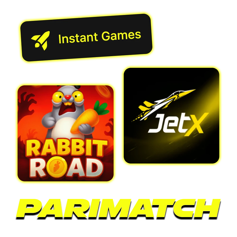 Play fast with Parimatch instant games and win.
