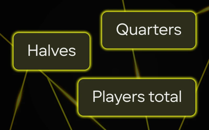 Parimatch offers basketball betting options for quarters and halves.