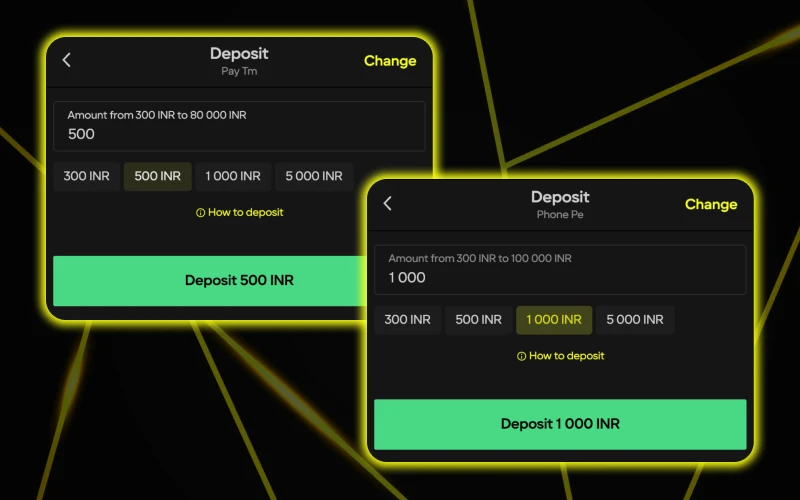 Deposit for eSports betting with Parimatch payment options.