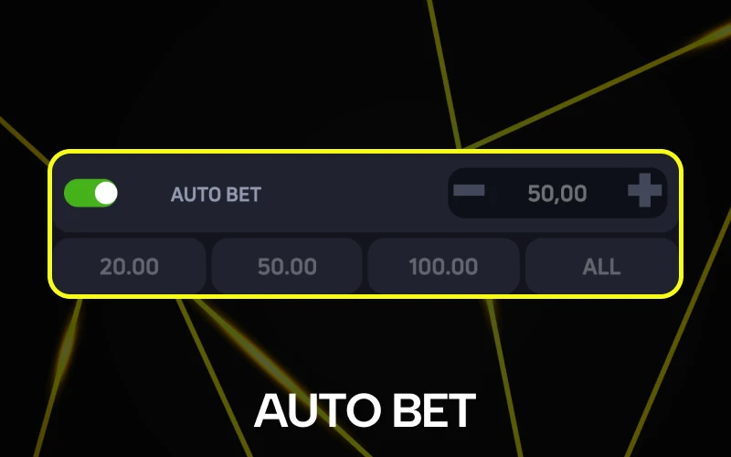 Use JetX auto bet function to repeat your stake at Parimatch.
