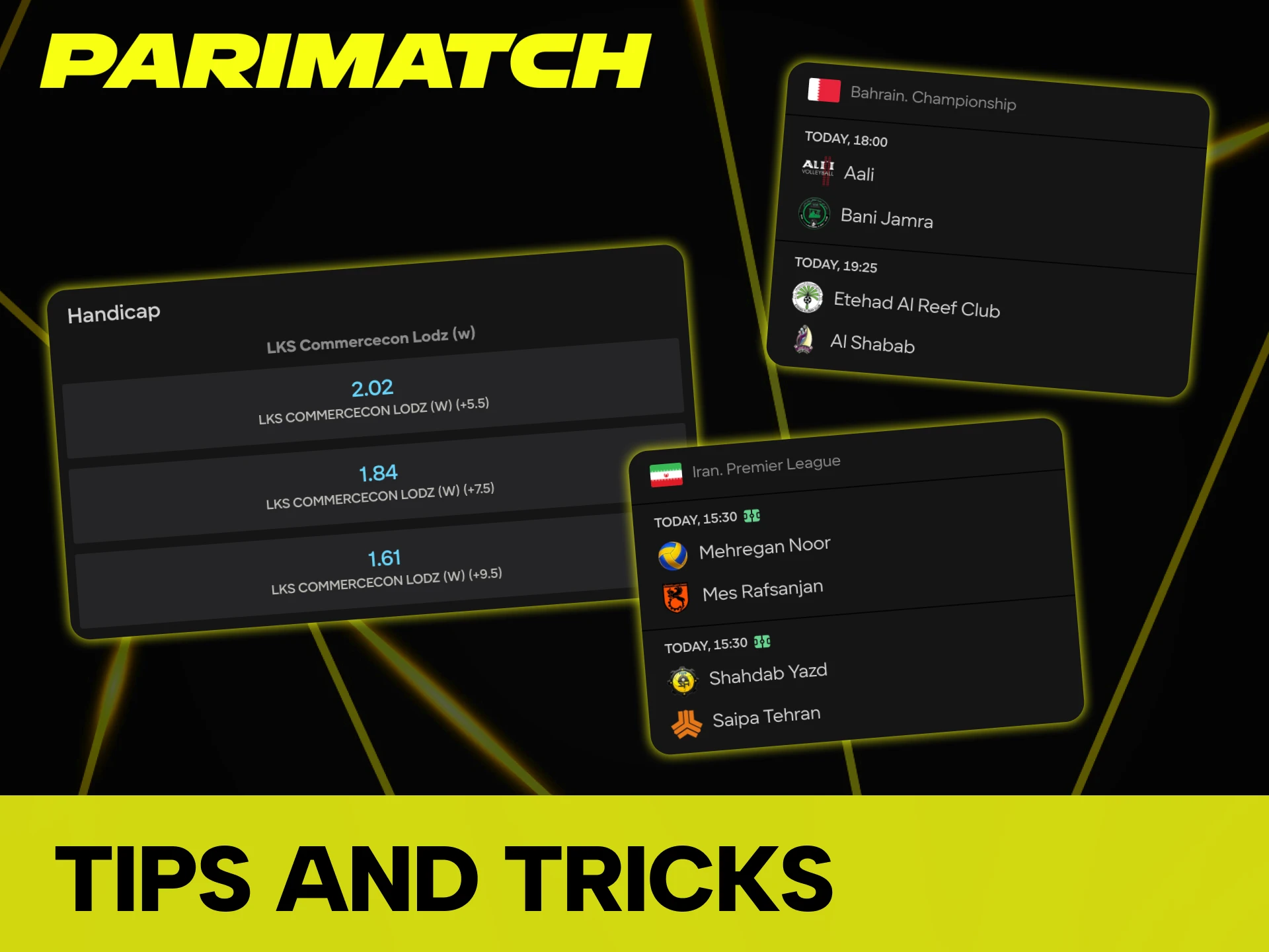 Follow some Parimatch tips to increase your volleyball betting chances.