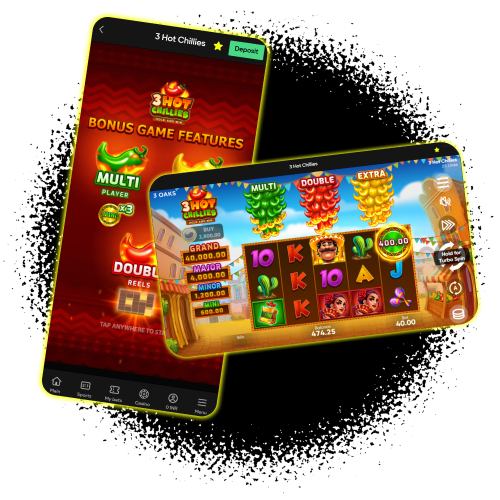 Play 3 Hot Chillies on any device using the optimized Parimatch mobile app.