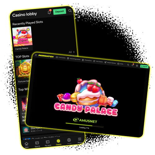 Play Candy Palace seamlessly on any mobile device using the optimized Parimatch app.