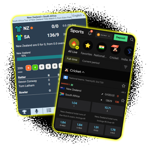 Bet on live cricket and sports events with real-time score updates on Parimatch.