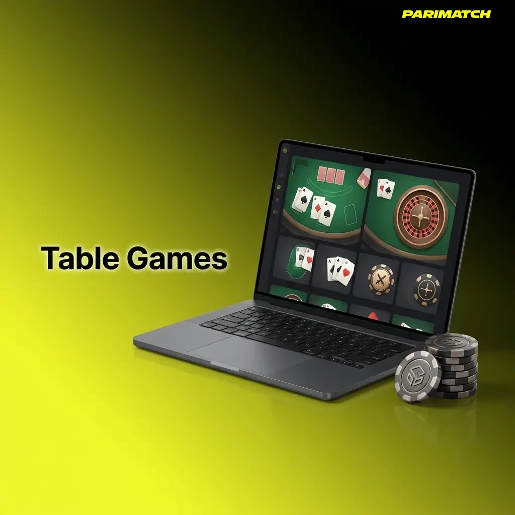 Play and win table games at Parimatch.